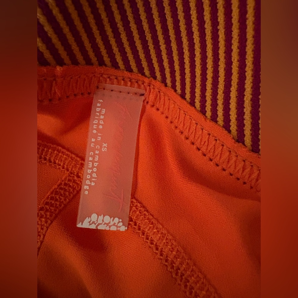 FP Movement by Free People Vibrant Orange Leggings - Picture 3 of 3
